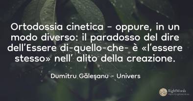 Ortodossia cinetica – oppure, in un modo diverso: il...